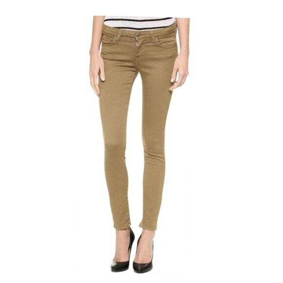 IRO Tan Light Wash Jarod Khaki Straight Leg Jeans - Picture 1 of 5